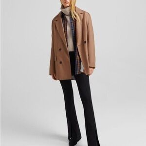 Bershka tan blazer